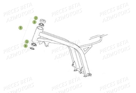 Chassis BETA Pièces BETA REV 80 JUNIOR - (2018)