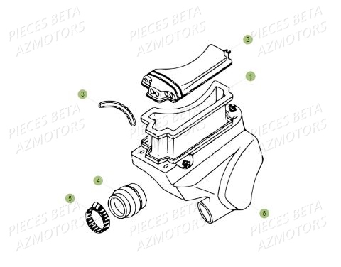 Filtre A Air BETA Pièces BETA REV 80 JUNIOR - (2018)