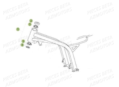 Chassis BETA Pièces BETA REV 80 JUNIOR - (2019)