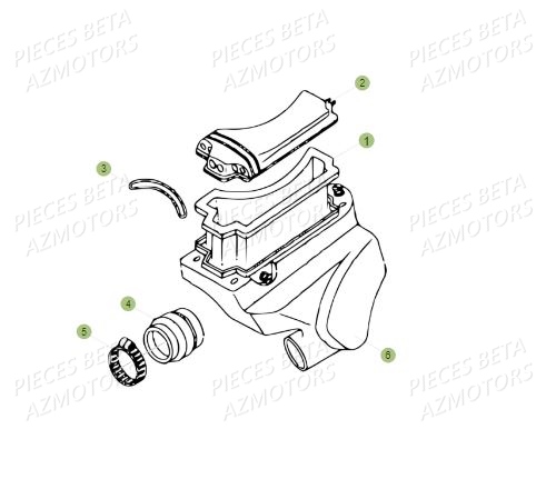 Filtre A Air BETA Pièces BETA REV 80 JUNIOR - (2019)