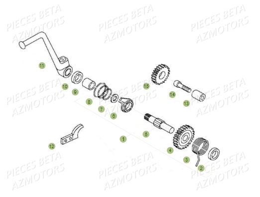 Kick Starter BETA Pièces BETA REV 80 JUNIOR - (2019)