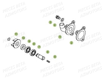 Pompe A Eau BETA Pièces BETA REV 80 JUNIOR - (2019)