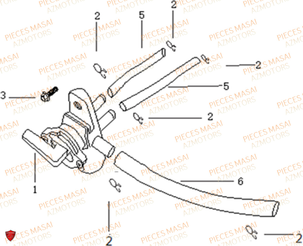 ROBINET-DE-CARBURANT pour RIDER 50