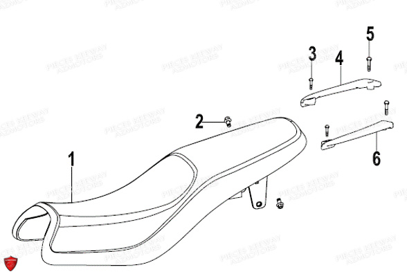 Selle KEEWAY Pieces KEEWAY RKV 125 Euro4