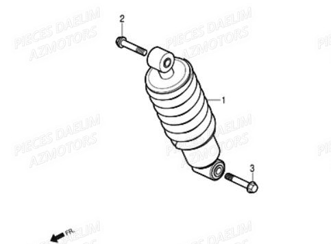 AMORTISSEUR DAELIM ROADSPORT 250