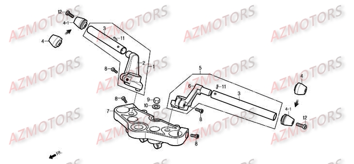 GUIDON DAELIM ROADWIN 125 CARBU