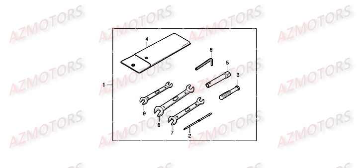 Outils DAELIM Pièces Moto DAELIM ROADWIN injection 125cc
