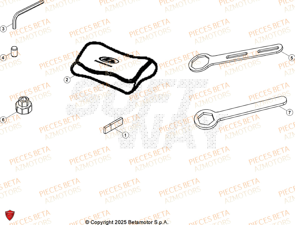 Manuel BETA Pièces Beta RR 125 2T RACE - 2026