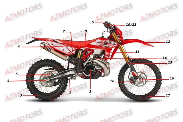 1.CONSOMMABLES BETA piece beta enduro rr 250 2t 2temps 2016