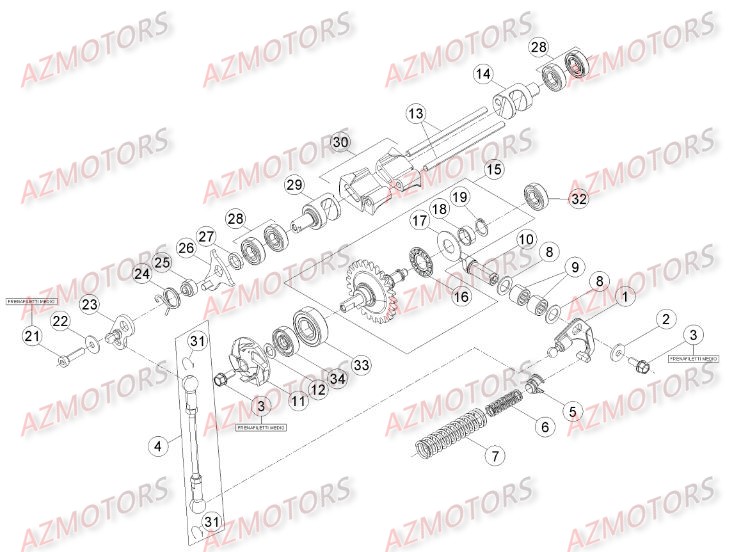 Installation De Refroidissement BETA Pieces BETA RR 2T 250 - (2016)