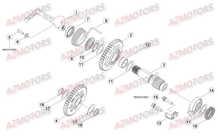 KICK STARTER BETA RR 250 2T 16