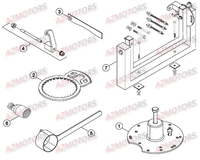 Outils Special BETA Pieces BETA RR 2T 250 - (2016)