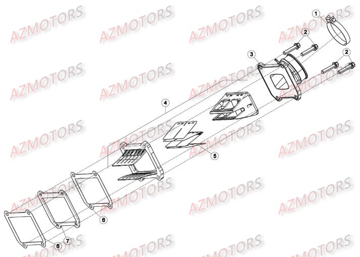 Pipe D Admission BETA Pieces BETA RR 2T 250 - (2016)