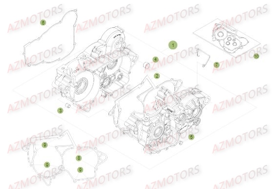 Carter Embrayage Complet BETA Pieces BETA RR 2T 250 - (2017)