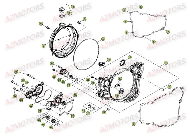 Couvercle D Embrayage BETA Pieces BETA RR 2T 250 - (2017)