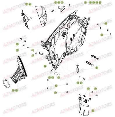 Filtre Du No Serie 0 A 100034 BETA Pieces BETA RR 2T 250 - (2017)