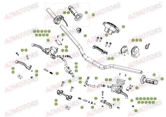 Guidon A Partir Du No 0 A 100034 BETA Pieces BETA RR 2T 250 - (2017)