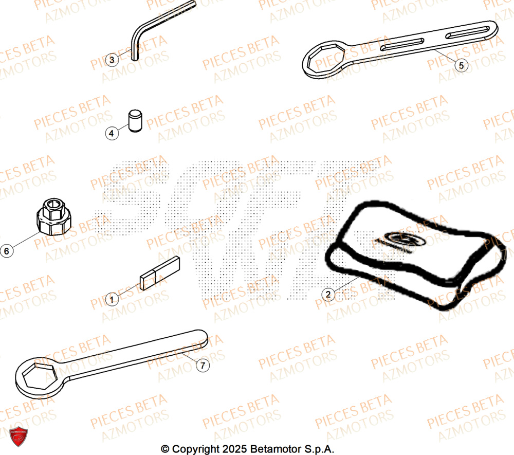 Manuel BETA Pieces BETA RR 2T 250 RACE - (2026)