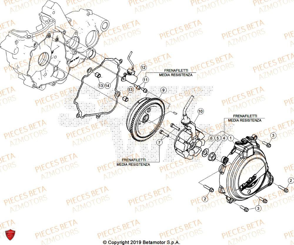 Allumage BETA Pieces BETA RR 2T 250 X-PRO - (2026)