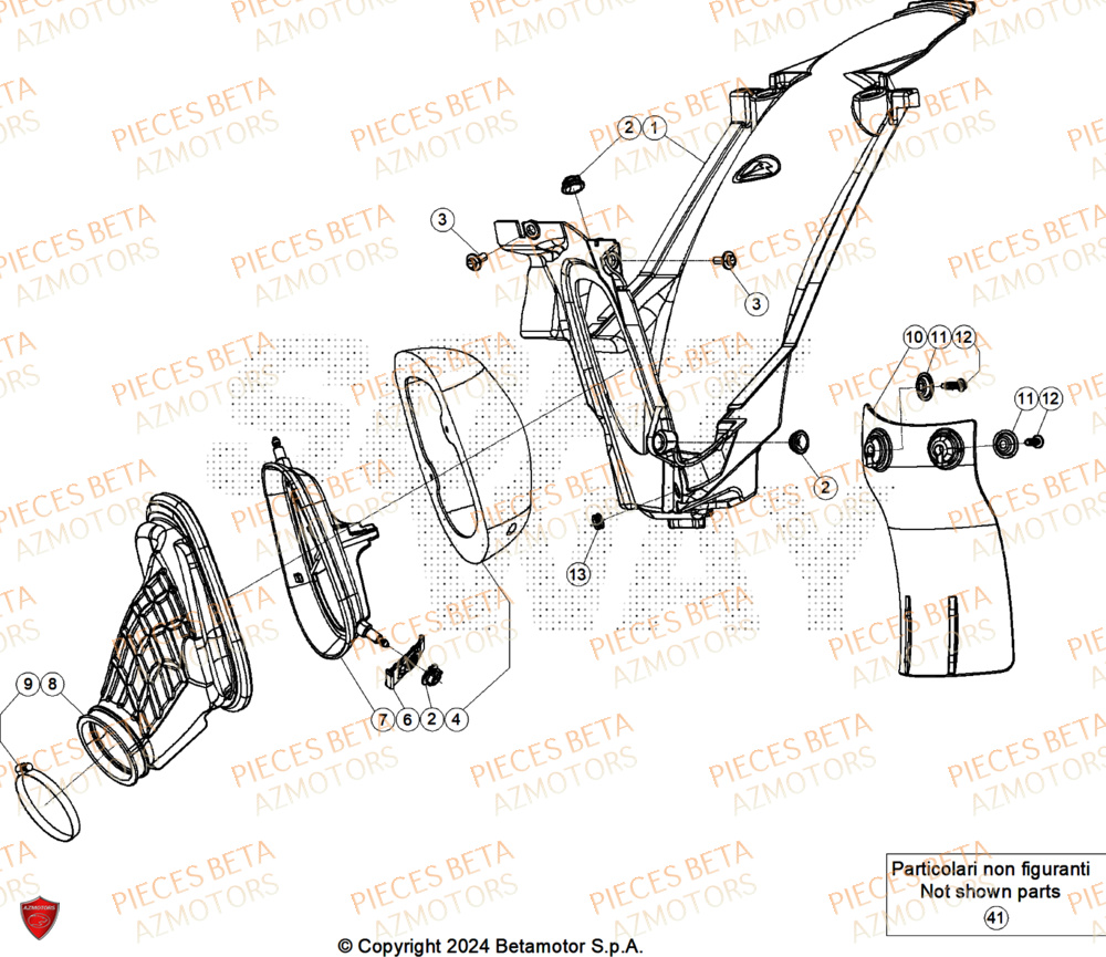 Filtre A Air BETA Pieces BETA RR 2T 250 X-PRO - (2026)