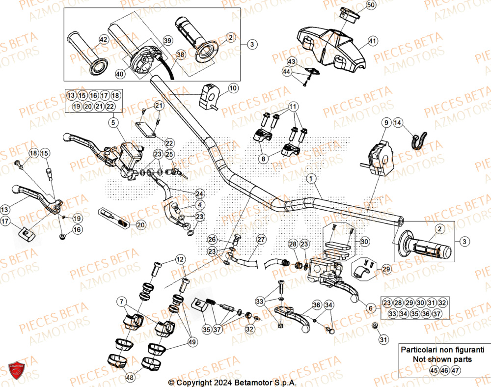 Guidon BETA Pieces BETA RR 2T 250 X-PRO - (2026)