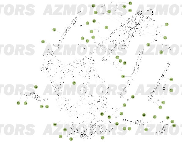 ACCESSOIRES DE CHASSIS pour RR-2T-250-13