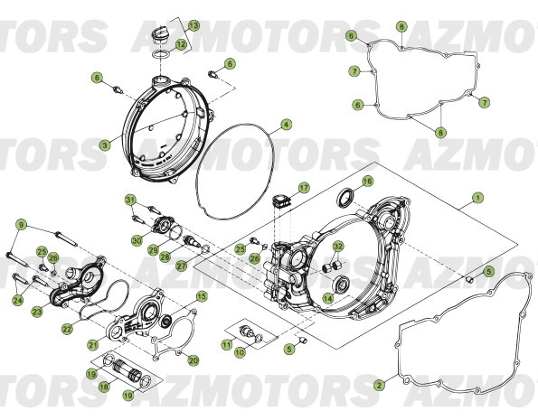 Carter Du No Serie 600248 A 699999 BETA Pièces BETA RR 2T 250 - (2013)