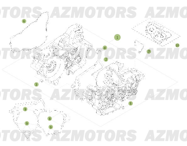 CARTER pour RR-2T-250-13