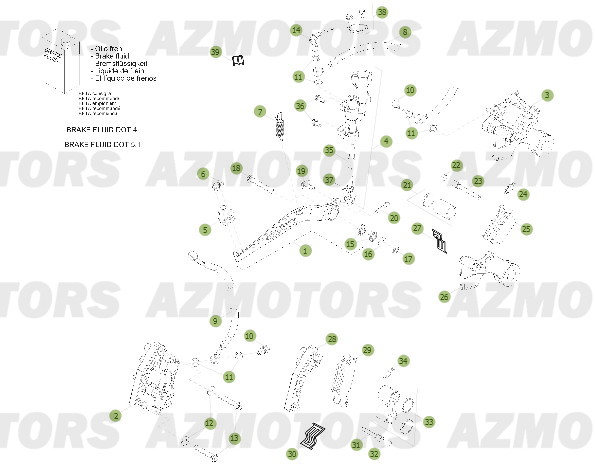 FREINS pour RR-2T-250-13