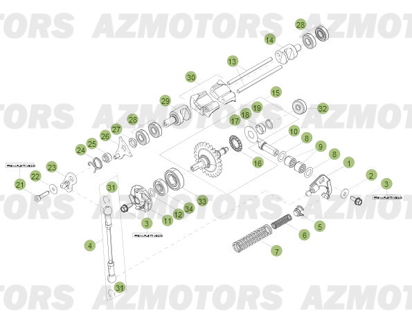 Installation De Refroidissement BETA Pièces BETA RR 2T 250 - (2013)