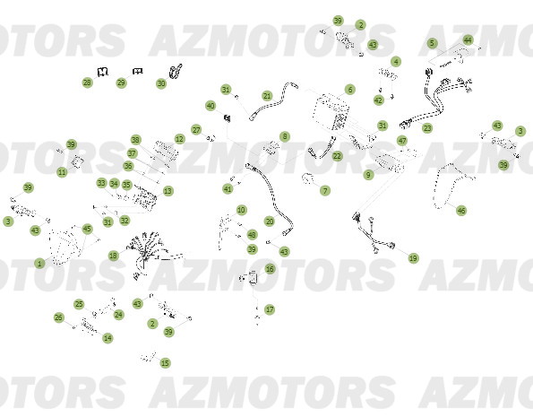 INSTALLATION ELECTRIQUE Du No sERIE 600001 a 600247 BETA RR 2T 250 13