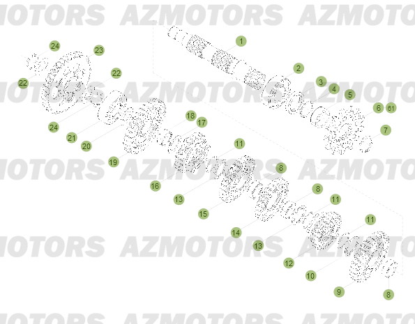 BOITE A VITESSES 2 BETA RR 2T 250 14