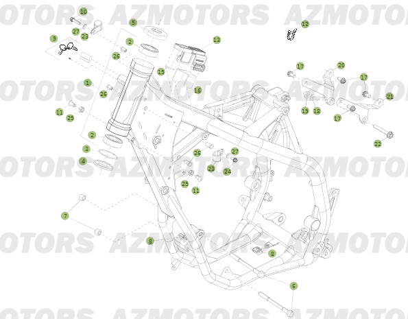 CHASSIS BETA Pièces BETA RR 2T 250 - [2014]