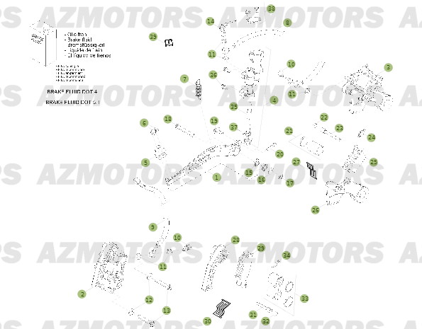 FREINS pour RR-2T-250-14