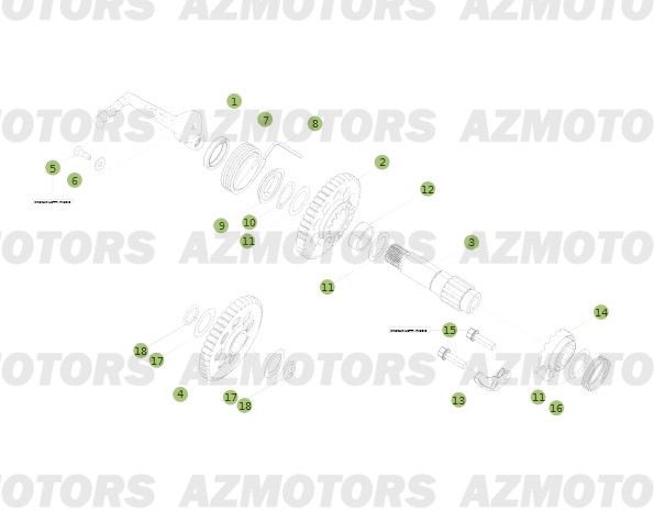 Kick   Starter BETA Pièces BETA RR 2T 250 - (2014)