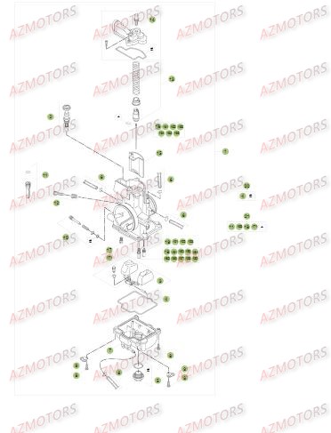 Carburateur BETA Pieces BETA RR 2T 250 - (2015)