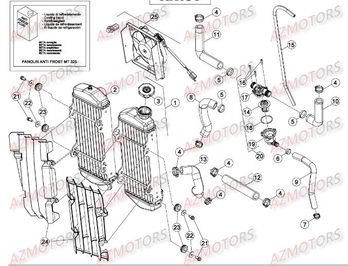 INSTALLATION DE REFROIDISSEMENT 2 pour RR-2T-250-15