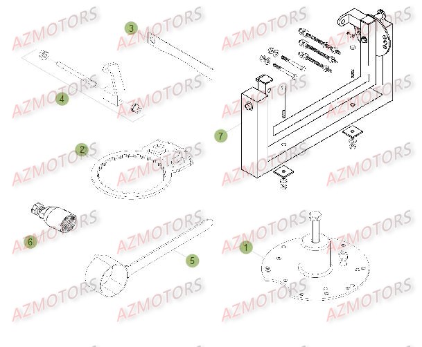 Outillage Special BETA Pieces BETA RR 2T 250 - (2015)