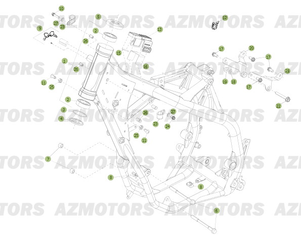 CHASSIS BETA Pièces BETA RR 2T 300 - [2013]