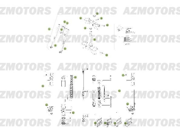 Fourche Du No Serie 700573 A 700676 BETA Pièces BETA RR 2T 300 - (2013)