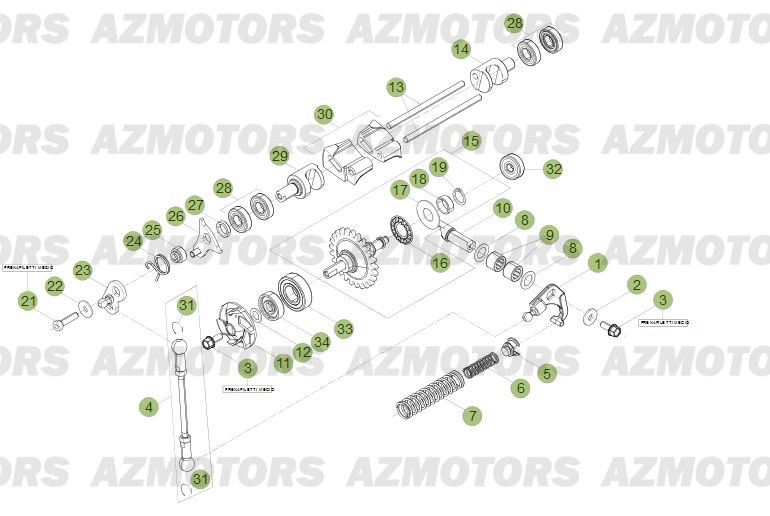 Installation De Refroidissement BETA Pièces BETA RR 2T 300 - (2013)