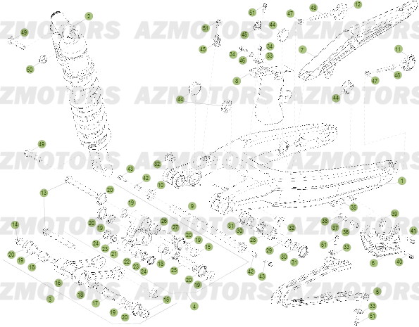Kick   Starter BETA Pièces BETA RR 2T 300 - (2013)