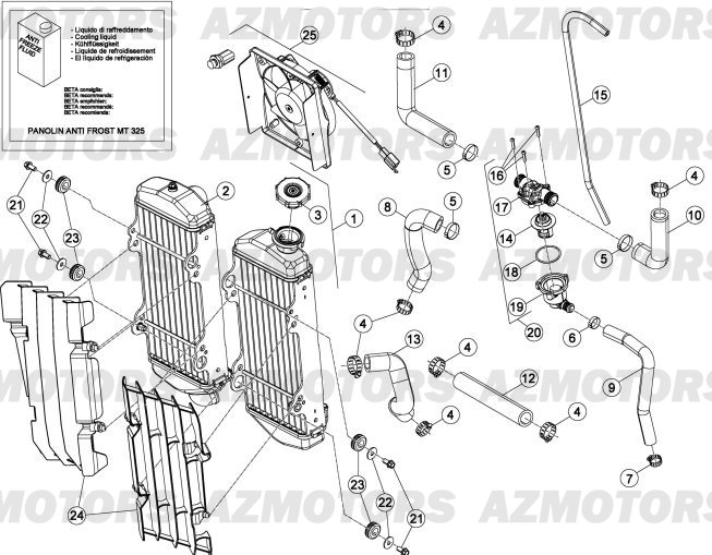 RADIATEUR pour RR-2T-300-13