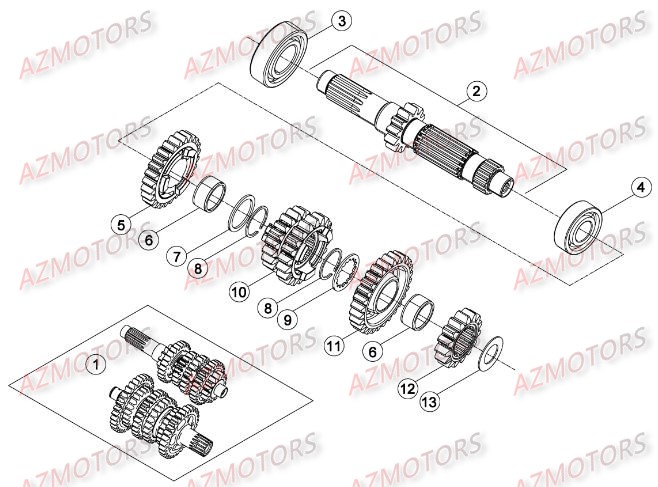 Boite A Vitesses BETA Pieces BETA RR 2T 300 - (2015)