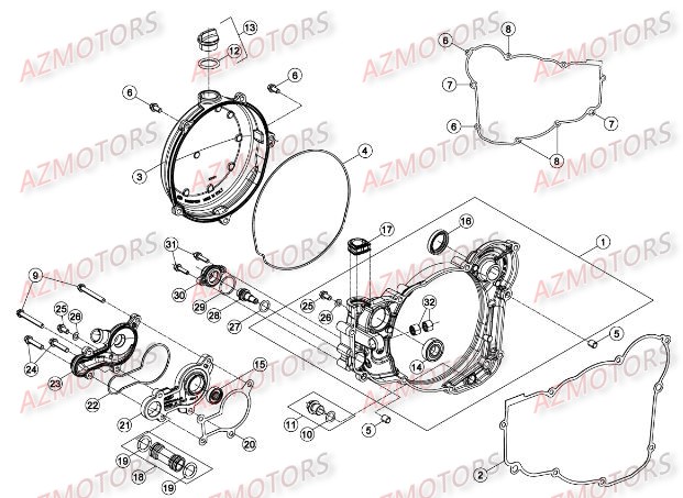 Carter Embrayage BETA Pieces BETA RR 2T 300 - (2015)