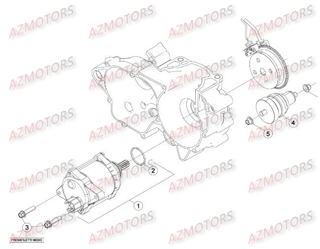 Demarreur BETA Pieces BETA RR 2T 300 - (2015)