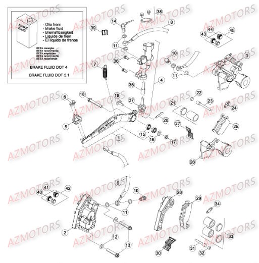 Freins BETA Pieces BETA RR 2T 300 - (2015)