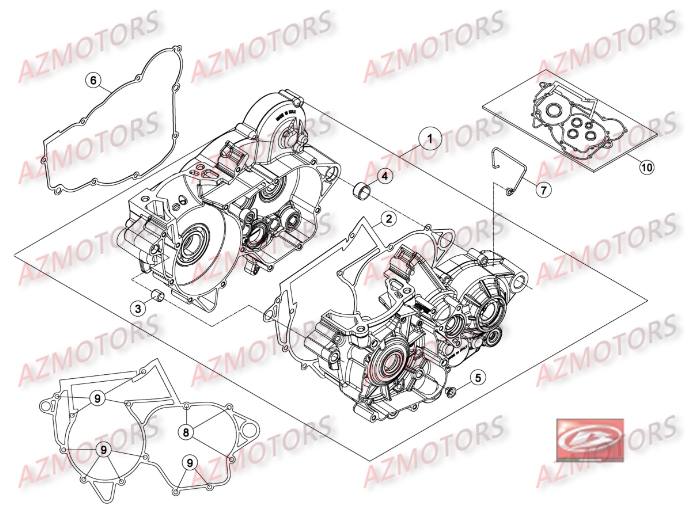 CARTER pour RR-300-2T-16