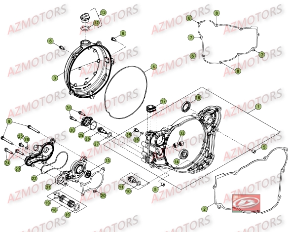 Carter D Embrayage BETA Pieces BETA RR 2T 300 - (2016)