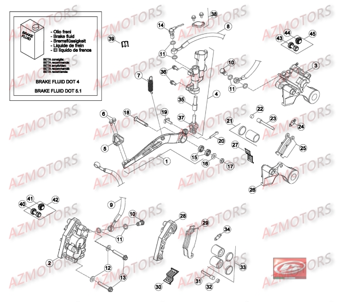 FREINS BETA RR 300 2T 16